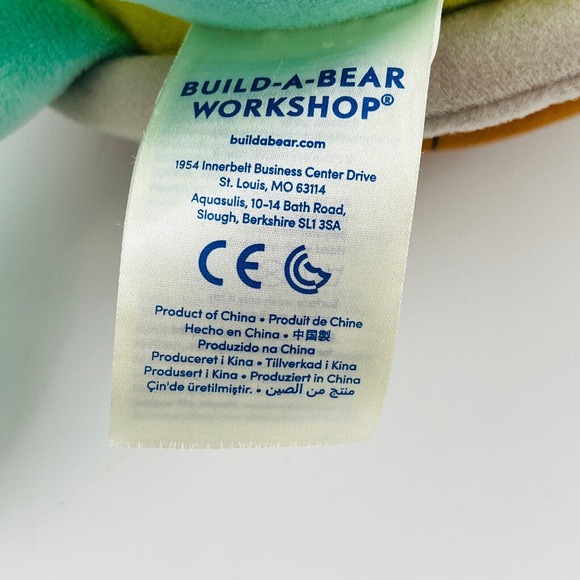 Build A Bear Squirtle Pokemon Plush 14" Stuffed Animal 2017 Non-Working Sound - Picture 6 of 7